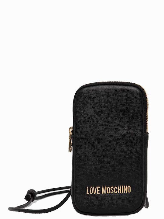 Moschino Γυναικείο Τσαντάκι Κινητού Μαύρο