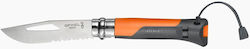 Opinel Outdoor Knife Orange with Blade made of Stainless Steel 001577