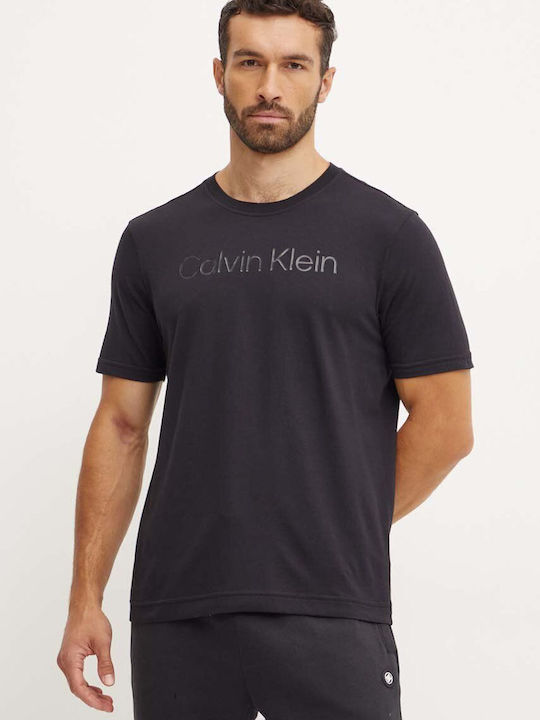 Calvin Klein Herren Sport T-Shirt Kurzarm Black