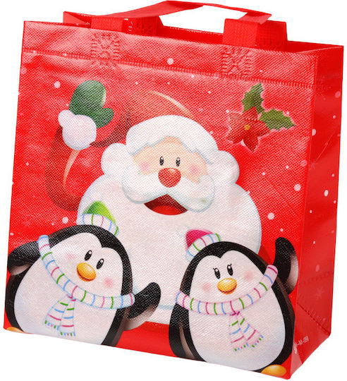 Christmas Bag for Gift Red 22x11x22cm.