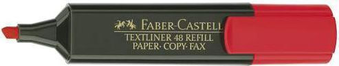 Faber-Castell Marker Evidențiator Roșu