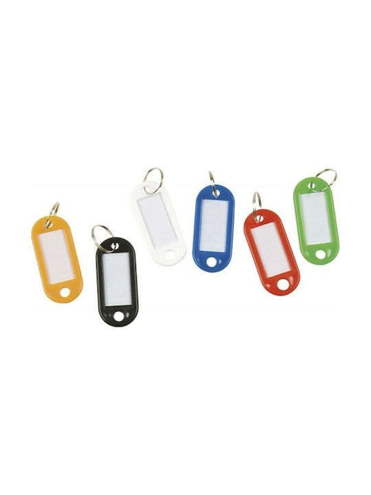 Q-Connect Set Keychain Negru 100buc KF02696