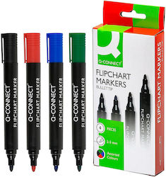 Q-connect Flipchart Markers 4 Colors