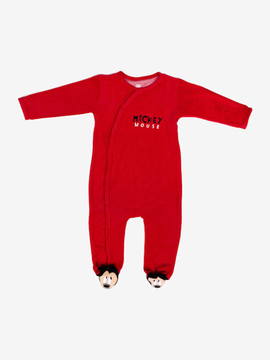 Disney Mickey Φορμάκι Βελουτέ Red, Black