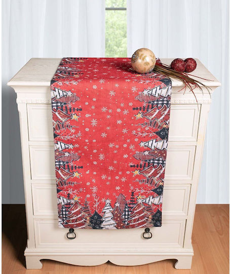 Christmas Runner Print 45cm X 170cm Ks2025-2