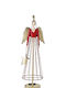 InTheBox Xmas Angel Star A Metal Angel Red Gold 23x14xh75cm