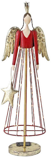 InTheBox Xmas Angel Star A Metal Angel Red Gold 23x14xh75cm