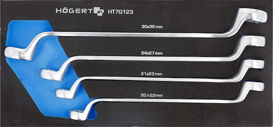 Högert Technik Σετ 4 Μονά Κλειδιά Πολύγωνα