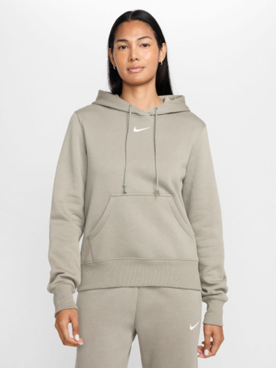 Nike Damen Sweatshirt Kapuzen Gray
