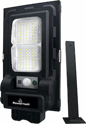 Powertech Waterproof Solar LED Floodlight 50W Natural White 4000K with Motion Sensor and Photocell IP65