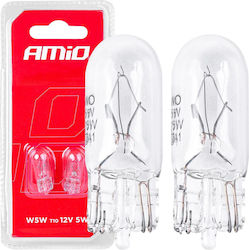 AMiO Lamps Car T10 / W5W / W2.1X9.5D Halogen 2pcs