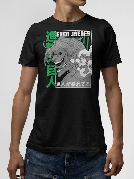 T-shirt Black Eren Titan V2