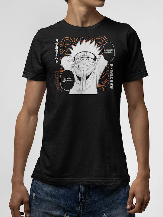 T-Shirt Schwarz Naruto Nino