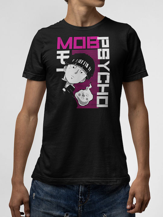 T-Shirt Schwarz Mob Psycho V1