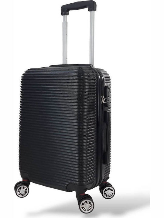 Твърд куфар за ръчен багаж 55x35x20 Flynow Fl0409c 37L Черен