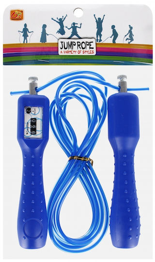 Mega Creative Springseil Fitness 1.2m Blau mit Meter