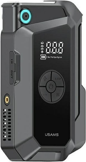 Usams US-ZB284 Starter Portabil Pentru Baterie Auto Și Motocicletă 8000mAh Cu Bancă De Alimentare USB Obiectiv 12V