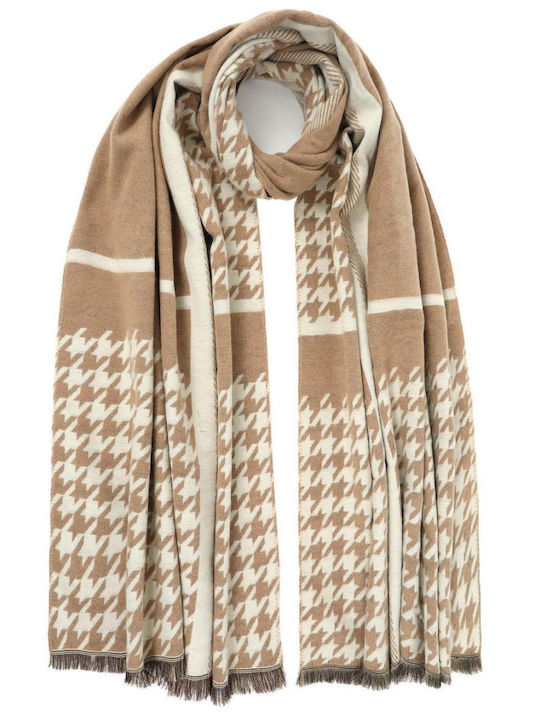 Doca Women's Wool Scarf Beige