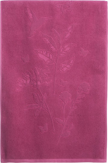 Nef-Nef Homeware Prosop de mână Premium Birds 30x50cm. Rose Greutate 550gr/m²