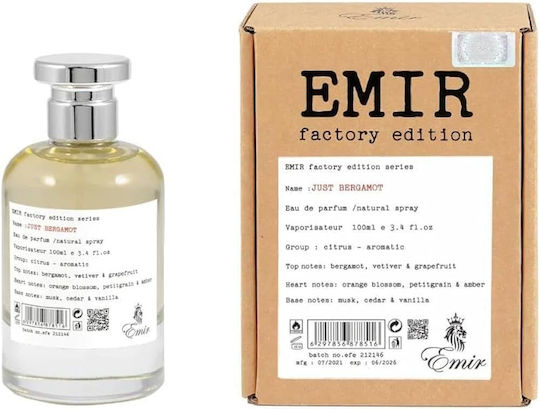 Paris Corner Emir Just Bergamot Eau de Parfum 100ml