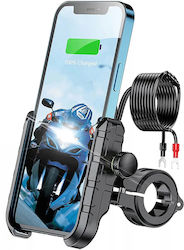 Kewig Mount Phone Motorcycle with Adjustable Arm for Mirror