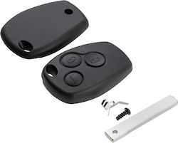 NTY Car Key Shell with Blade with 3 Buttons for Dacia / Renault / Opel / Nissan