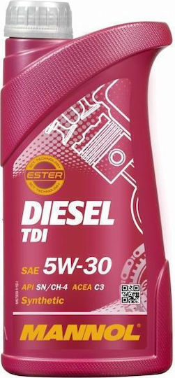 Mannol Diesel TDI Synthetic Car Oil 5W-30 1lt