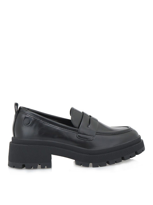 Seven Damen Loafers in Schwarz Farbe