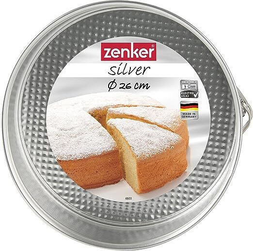 Zenker Bakeware Tins & Trays Removable Bottom Silver Gas Ø26cm