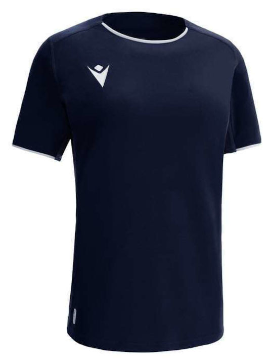 Дамска Спортна Блуза Къс ръкав Blue Navy/White