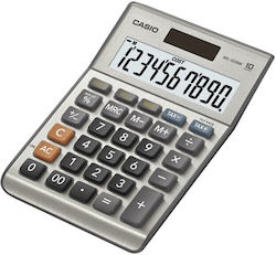 Casio Калкулатор с 10 цифри в сив цвят