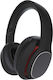 Xmart 08B Безжични / Жични Over Ear Слушалки с 15 часа Работа Черни