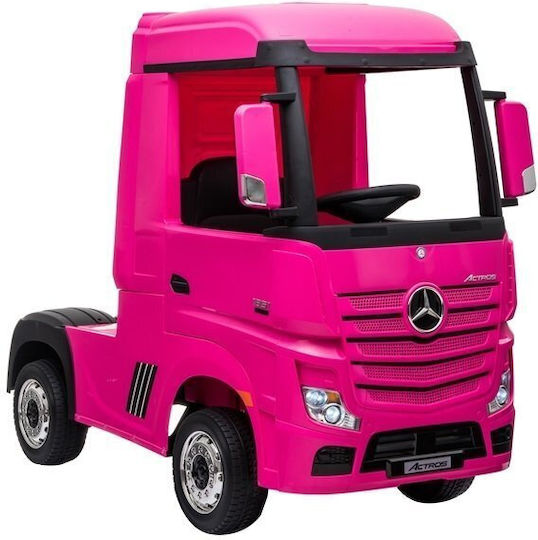 Copil Electric Masina Cu un loc cu Telecomanda Mercedes Actros 4x4 Roz
