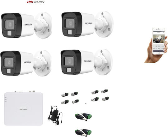Hikvision Sistem de Supraveghere Camere Supraveghere video cu Recorder
