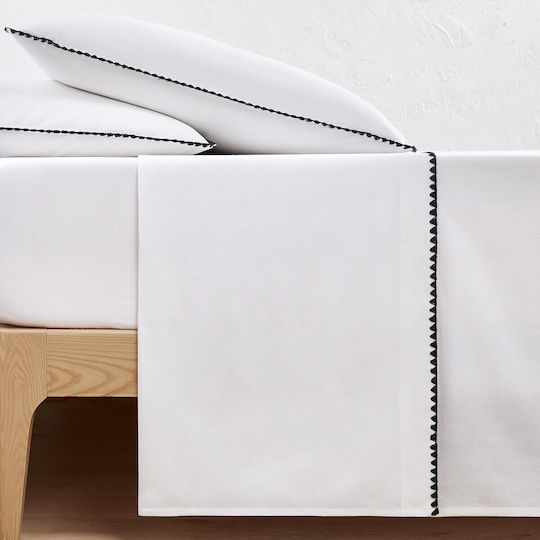 La Redoute Interieurs Sheet Semi Double 180x290cm. Monochrome
