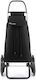 Shopping Trolley Black 46.5x8x113cm