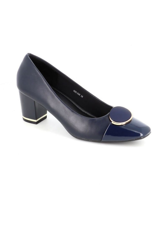 B-Soft Anatomic Blue Heels