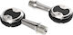 Wahoo Pedale de bicicletă Clipless Negre
