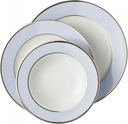 Emfasi Blue Porcelain Dinnerware Set 40pcs