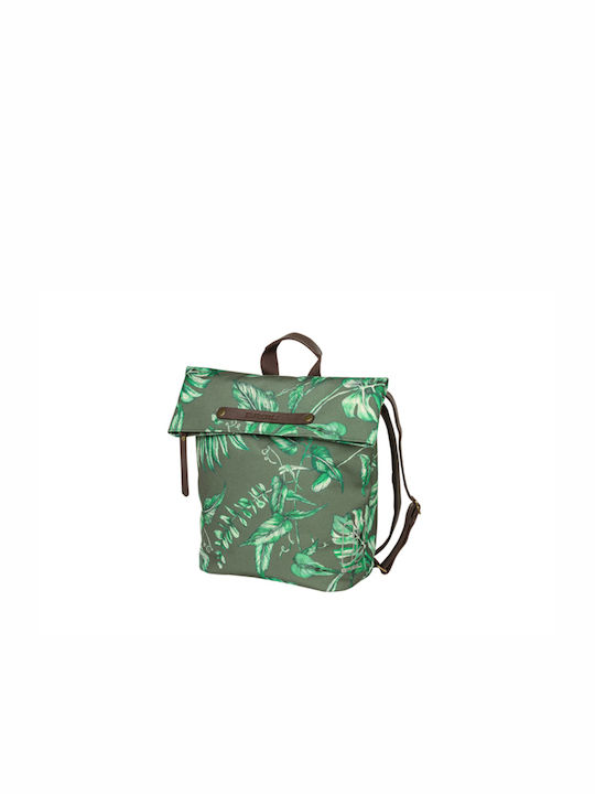 Basil Bicycle Rack Bag Green