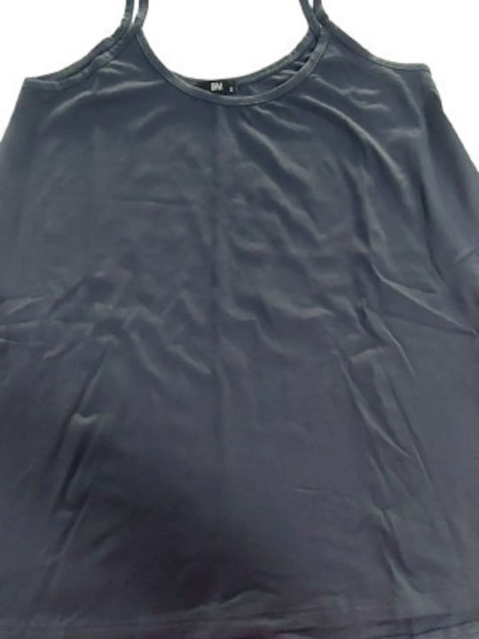 Bodymove Damen Bluse Ärmellos Gray