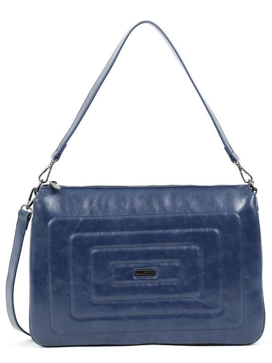 Doca Damen Tasche Schulter Blau