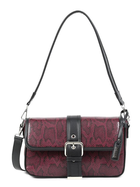 Doca Damen Tasche Schulter Lila