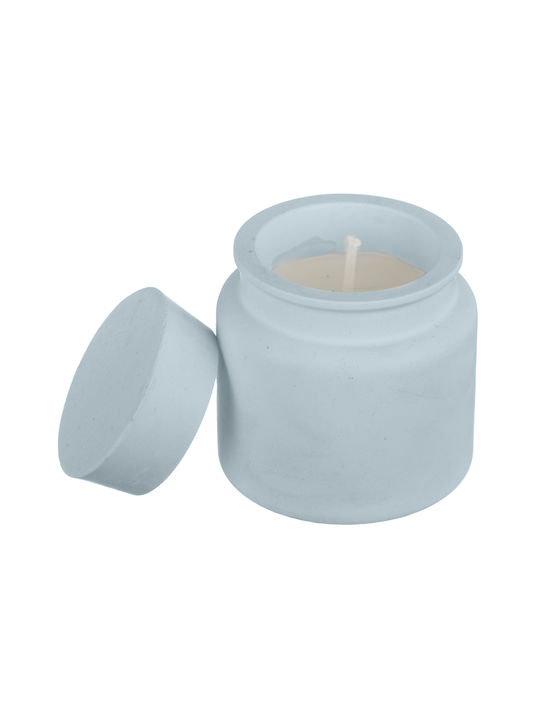 Aromatic Gypsum Candle Jar Sky Blue 6.6x6x6cm AK002 Nv-1380002-skyblue