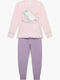 Minerva Kinder Schlafanzug Winterlich Pink Relax