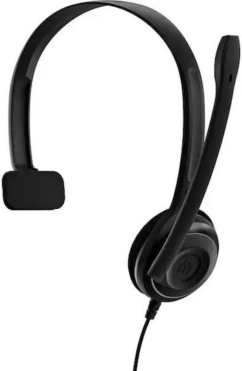 Epos EDU 11 Auf dem Ohr Multimedia-Headsets mit Mikrofon und Verbindung USB-A in Schwarz Farbe