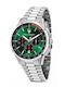 Maserati Мъжки Часовник 42mm Хронограф На Батерия Със Сребрист Ацетиленов Гривна