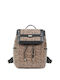 Doca Damen Tasche Rucksack Beige