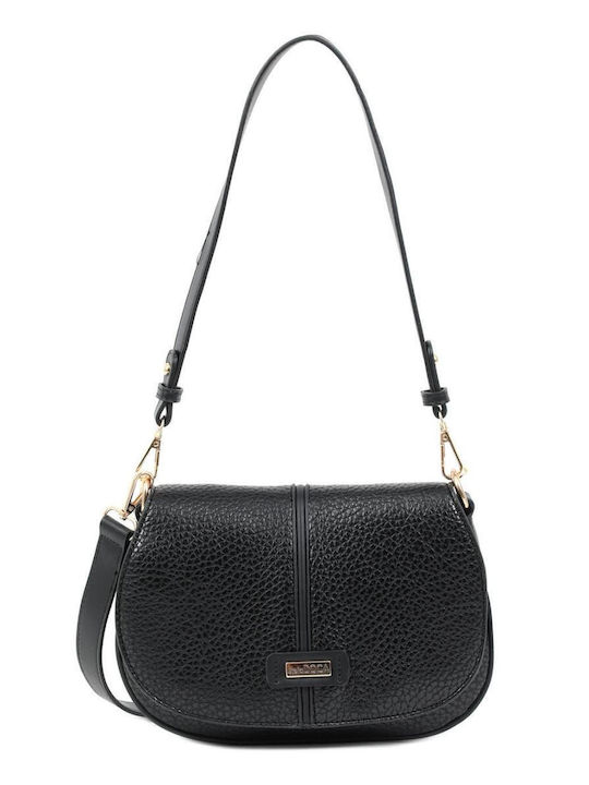 Doca Damen Tasche Schulter Schwarz