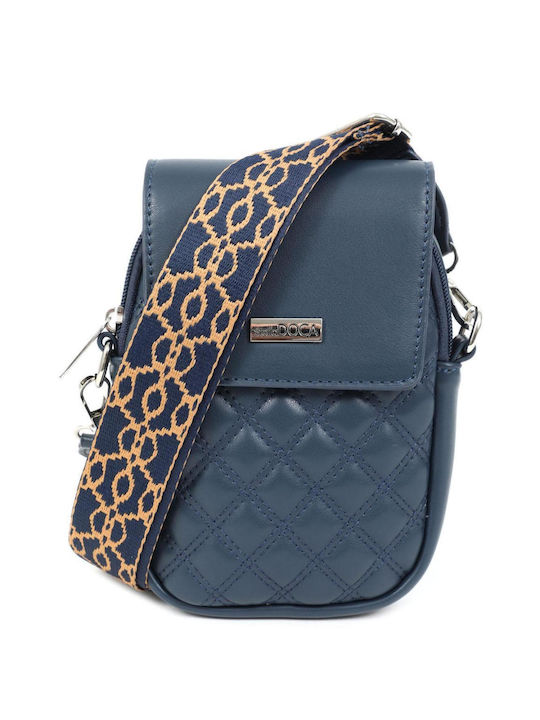 Doca Damen Tasche Crossbody Blau